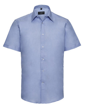 Chemise d'entreprise Personnalisée Manche Courte Duo 135 g/m² (White: 130 g/m²) - Russell Collection R-923M-0 - Chemise d'ent...