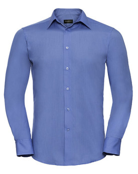 Chemise d'entreprise Personnalisée Manche Longue|portable avec des boutons de manchette Duo 105 g/m² (White: 110 g/m²) - Russ...