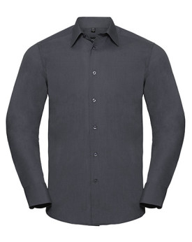 Chemise d'entreprise Personnalisée Manche Longue|portable avec des boutons de manchette Duo 105 g/m² (White: 110 g/m²) - Russ...