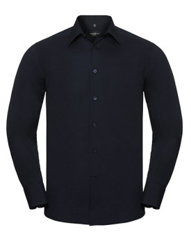 Chemise d'entreprise Personnalisée Manche Longue|portable avec des boutons de manchette Duo 105 g/m² (White: 110 g/m²) - Russ...