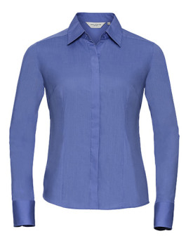 Chemise d'entreprise Personnalisée Manche Longue|Manchettes Duo 105 g/m² (White: 110 g/m²) - Russell Collection R-924F-0 - Ch...