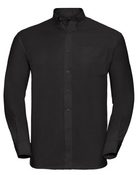Chemise d'entreprise Personnalisée Manche Longue|Manchettes Duo 135 g/m² (White: 130 g/m²) - Russell Collection R-932M-0 - Ch...