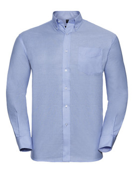 Chemise d'entreprise Personnalisée Manche Longue|Manchettes Duo 135 g/m² (White: 130 g/m²) - Russell Collection R-932M-0 - Ch...