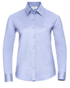 Chemise d'entreprise Personnalisée Manche Longue|Manchettes Duo 135 g/m² (White: 130 g/m²) - Russell Collection R-932F-0 - Ch...