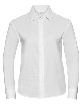 Chemise d'entreprise Personnalisée Manche Longue|Manchettes Duo 135 g/m² (White: 130 g/m²) - Russell Collection R-932F-0 - Ch...