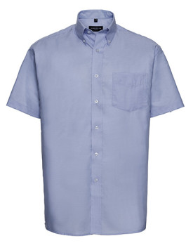 Chemise d'entreprise Personnalisée Manche Courte Duo 135 g/m² (White: 130 g/m²) - Russell Collection R-933M-0 - Chemise d'ent...