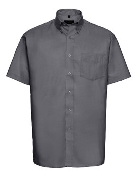 Chemise d'entreprise Personnalisée Manche Courte Duo 135 g/m² (White: 130 g/m²) - Russell Collection R-933M-0 - Chemise d'ent...