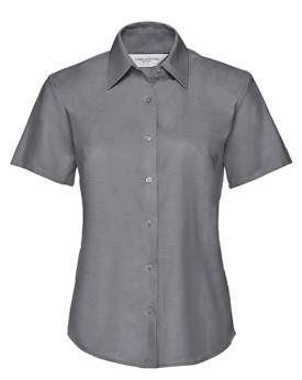 Chemise d'entreprise Personnalisée Manche Courte Duo 135 g/m² (White: 130 g/m²) - Russell Collection R-933F-0 - Chemise d'ent...