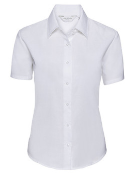 Chemise d'entreprise Personnalisée Manche Courte Duo 135 g/m² (White: 130 g/m²) - Russell Collection R-933F-0 - Chemise d'ent...