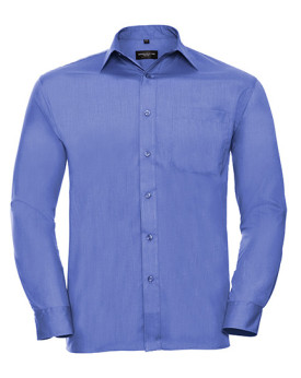 Chemise d'entreprise Personnalisée Manche Longue|Manchettes Duo 105 g/m² (White: 110 g/m²) - Russell Collection R-934M-0 - Ch...
