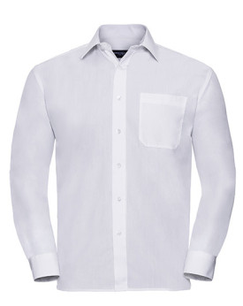 Chemise d'entreprise Personnalisée Manche Longue|Manchettes Duo 105 g/m² (White: 110 g/m²) - Russell Collection R-934M-0 - Ch...
