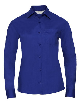 Chemise d'entreprise Personnalisée Manche Longue|Manchettes Duo 105 g/m² (White: 110 g/m²) - Russell Collection R-934F-0 - Ch...