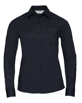 Chemise d'entreprise Personnalisée Manche Longue|Manchettes Duo 105 g/m² (White: 110 g/m²) - Russell Collection R-934F-0 - Ch...