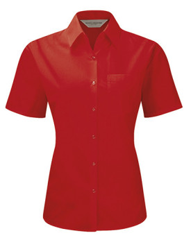 Chemise d'entreprise Personnalisée Manche Courte Duo 105 g/m² (White: 110 g/m²) - Russell Collection R-935F-0 - Chemise d'ent...