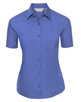 Chemise d'entreprise Personnalisée Manche Courte Duo 105 g/m² (White: 110 g/m²) - Russell Collection R-935F-0 - Chemise d'ent...