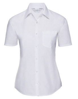 Chemise d'entreprise Personnalisée Manche Courte Duo 105 g/m² (White: 110 g/m²) - Russell Collection R-935F-0 - Chemise d'ent...