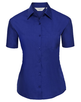 Chemise d'entreprise Personnalisée Manche Courte Duo 105 g/m² (White: 110 g/m²) - Russell Collection R-935F-0 - Chemise d'ent...