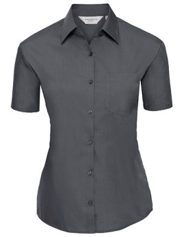 Chemise d'entreprise Personnalisée Manche Courte Duo 105 g/m² (White: 110 g/m²) - Russell Collection R-935F-0 - Chemise d'ent...
