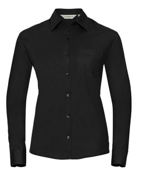 Chemise d'entreprise Personnalisée Manche Longue|Manchettes Duo 100% coton 125 g/m² (White: 120 g/m²) - Russell Collection R-...