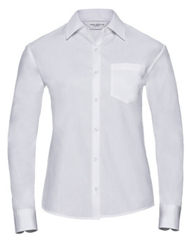 Chemise d'entreprise Personnalisée Manche Longue|Manchettes Duo 100% coton 125 g/m² (White: 120 g/m²) - Russell Collection R-...