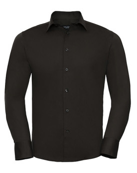 Chemise d'entreprise Personnalisée Manche Longue|Manchettes Duo 140 g/m² - Russell Collection R-946M-0 - Chemise d'entreprise...