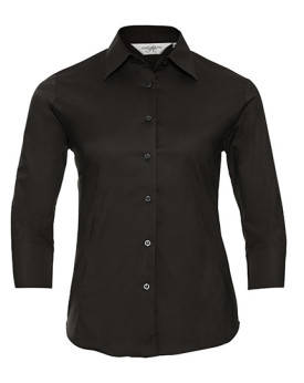 Chemise d'entreprise Personnalisée Manche 3/4|Manchettes Duo 140 g/m² - Russell Collection R-946F-0 - Chemise d'entreprise Pe...