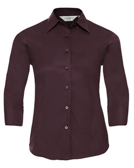 Chemise d'entreprise Personnalisée Manche 3/4|Manchettes Duo 140 g/m² - Russell Collection R-946F-0 - Chemise d'entreprise Pe...