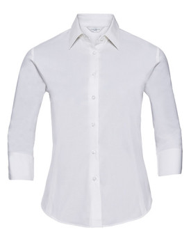 Chemise d'entreprise Personnalisée Manche 3/4|Manchettes Duo 140 g/m² - Russell Collection R-946F-0 - Chemise d'entreprise Pe...