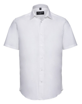 Chemise d'entreprise Personnalisée Manche Courte Duo 140 g/m² - Russell Collection R-947M-0 - Chemise d'entreprise Personnali...