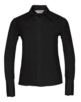 Chemise d'entreprise Personnalisée Manche Longue|portable avec des boutons de manchette Duo 100% coton 120 g/m² - Russell Col...