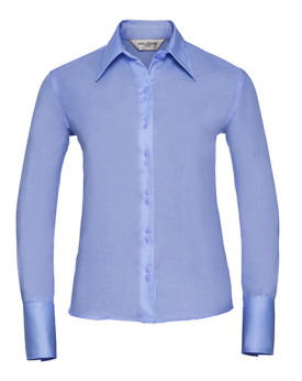 Chemise d'entreprise Personnalisée Manche Longue|portable avec des boutons de manchette Duo 100% coton 120 g/m² - Russell Col...