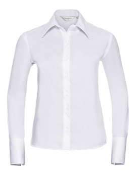 Chemise d'entreprise Personnalisée Manche Longue|portable avec des boutons de manchette Duo 100% coton 120 g/m² - Russell Col...