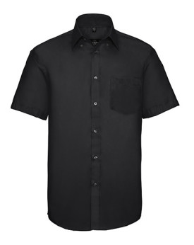 Chemise d'entreprise Personnalisée Manche Courte Duo 100% coton 120 g/m² - Russell Collection R-957M-0 - Chemise d'entreprise...