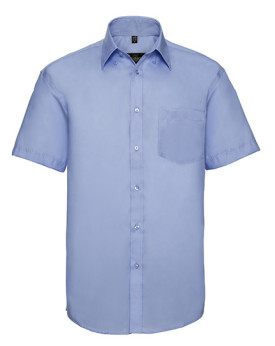 Chemise d'entreprise Personnalisée Manche Courte Duo 100% coton 120 g/m² - Russell Collection R-957M-0 - Chemise d'entreprise...