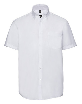 Chemise d'entreprise Personnalisée Manche Courte Duo 100% coton 120 g/m² - Russell Collection R-957M-0 - Chemise d'entreprise...