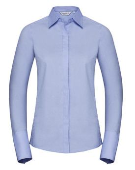 Chemise d'entreprise Personnalisée Manche Longue Duo 130 g/m² (White: 125 g/m²) - Russell Collection R-960F-0 - Chemise d'ent...