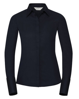 Chemise d'entreprise Personnalisée Manche Longue Duo 130 g/m² (White: 125 g/m²) - Russell Collection R-960F-0 - Chemise d'ent...