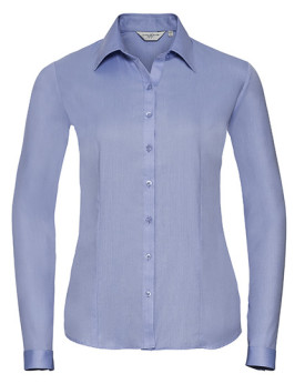 Chemise d'entreprise Personnalisée Manche Longue|Manchettes Duo 130 g/m² (White: 125 g/m²) - Russell Collection R-962F-0 - Ch...