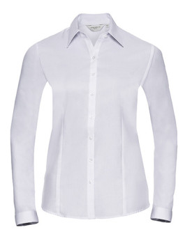 Chemise d'entreprise Personnalisée Manche Longue|Manchettes Duo 130 g/m² (White: 125 g/m²) - Russell Collection R-962F-0 - Ch...