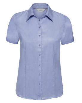 Chemise d'entreprise Personnalisée Manche Courte Duo 130 g/m² (White: 125 g/m²) - Russell Collection R-963F-0 - Chemise d'ent...
