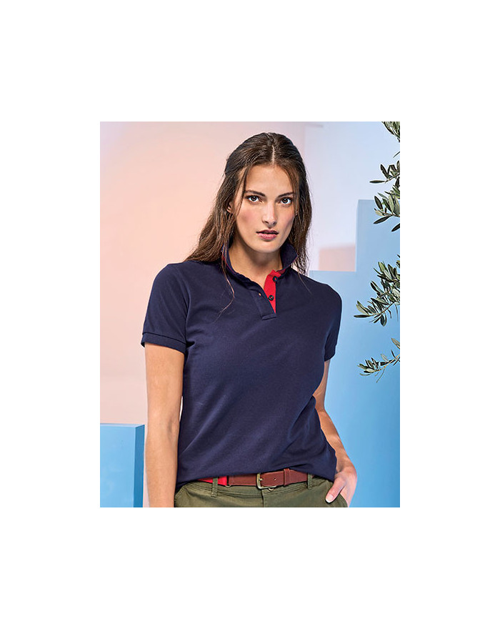Polo Personnalisé Manche Courte Femme  200 g/m² - Asquith & Fox AQ022 - Polo Personnalisé avec marquage broderie, flocage ou ...