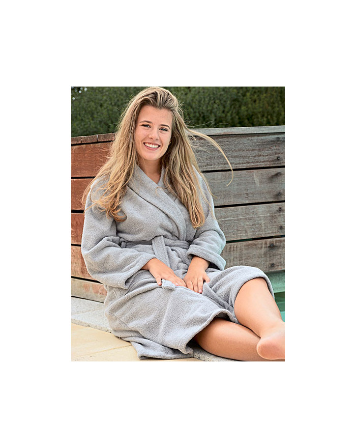 Peignoir Personnalisé Manche Longue Unisexe 100% coton 400 g/m² - ARTG 025.50 - Veste Personnalisée avec marquage broderie, f...
