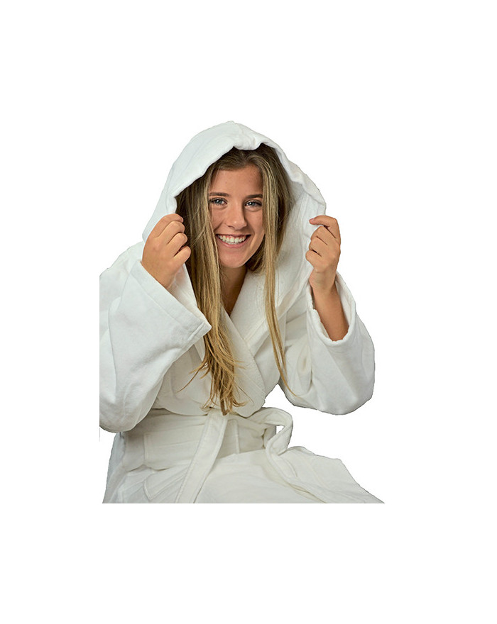 Peignoir Personnalisé Manche Longue Unisexe 100% coton 400 g/m² - ARTG 029.50 - Veste Personnalisée avec marquage broderie, f...