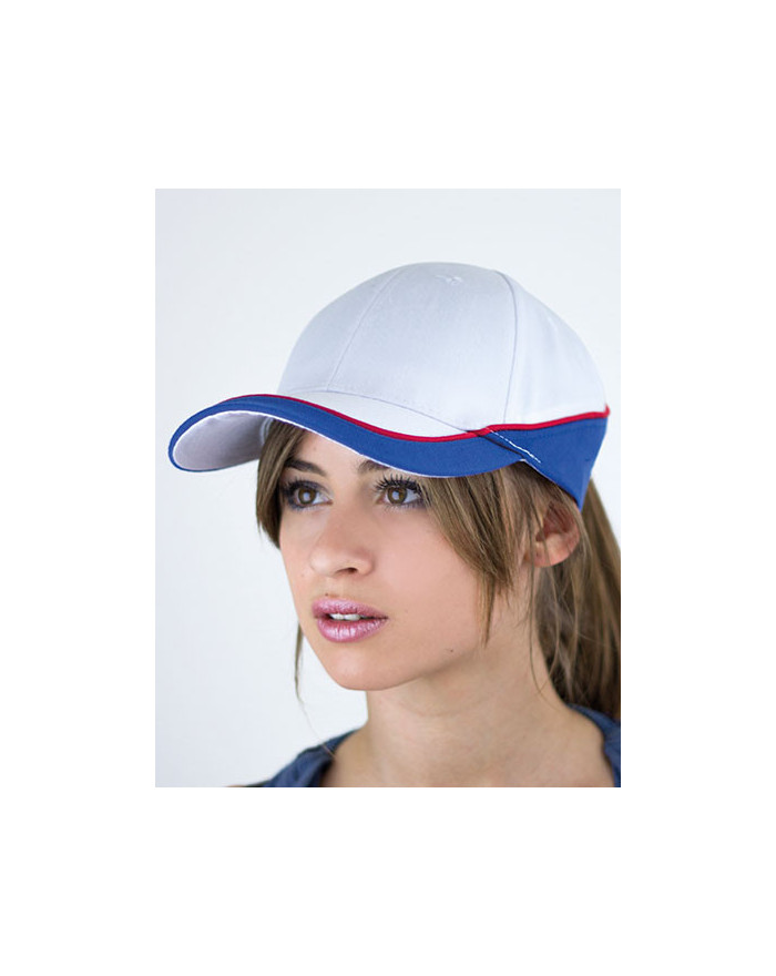 Casquettes personnalisée 180 g/m² - Atlantis Headwear RACI - Casquettes avec marquage broderie, flocage ou impression. Grossi...