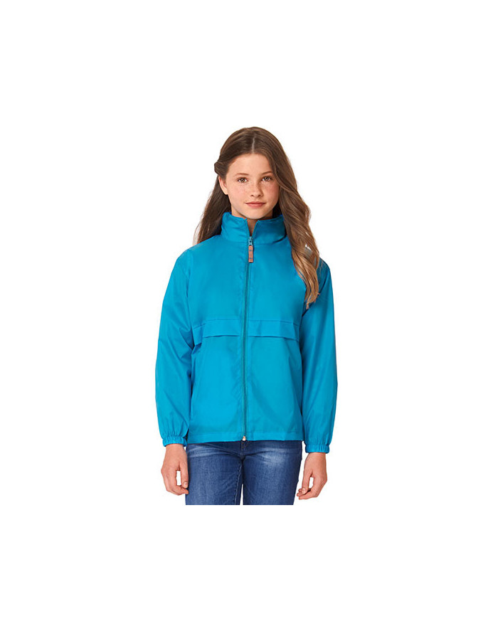 Veste Personnalisée avec liseré Enfant - B&C COLLECTION JK950 - Veste Personnalisée avec marquage broderie, flocage ou impres...