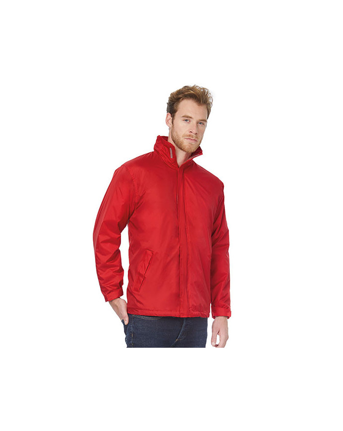 Veste Personnalisée avec liseré Homme - B&C COLLECTION JU824 - Veste Personnalisée avec marquage broderie, flocage ou impress...