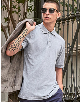 Polo Personnalisé Manche Courte avec liseré Unisexe 180 g/m² - B&C BE INSPIRED PU409 - Polo Personnalisé avec marquage broder...