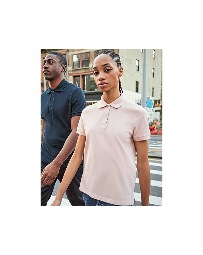 Polo Personnalisé Manche Courte avec liseré Duo 210 g/m² - B&C BE INSPIRED PW463 - Polo Personnalisé avec marquage broderie, ...