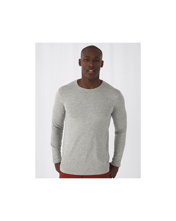 Tee shirt Personnalisé Manche Longue Duo 140 g/m² - B&C BE INSPIRED TM070 - Tee shirt Personnalisé avec marquage broderie, fl...