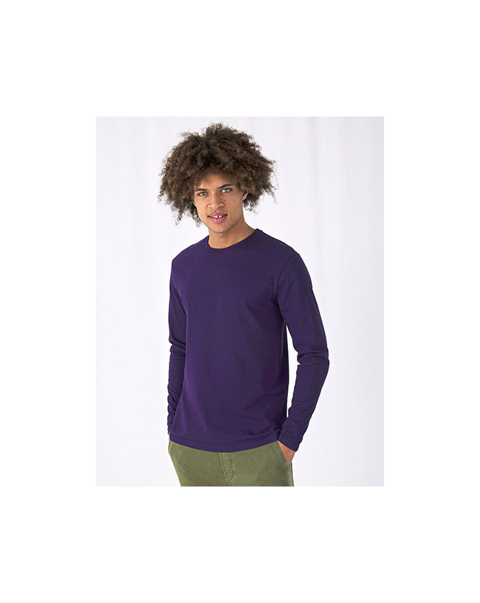 Tee shirt Personnalisé Manche Longue Homme 185 g/m² - B&C BE INSPIRED TU07T - Tee shirt Personnalisé avec marquage broderie, ...